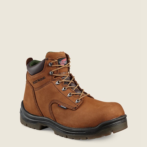 Red Wing Work Boots King Toe® - 6-Inch Insulated Waterproof Soft Toe - Brune - Herre 9702-NAHBE